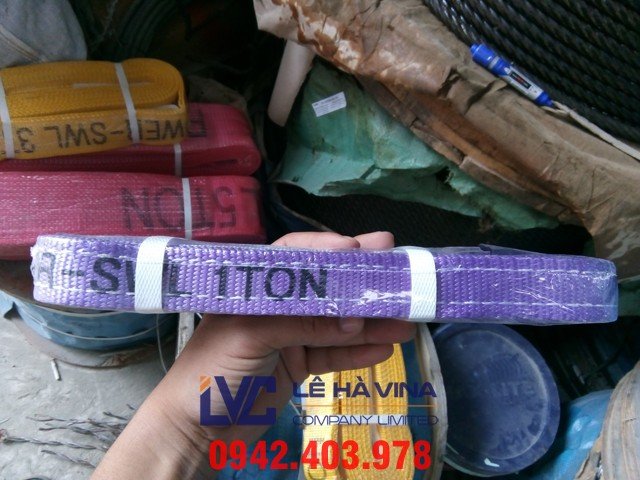 Dây vải chằng hàng, dây tăng đơ vải chằng hàng, tăng đơ vải chằng hàng, dây vải  chằng hàng Polyeste, tăng đơ vải