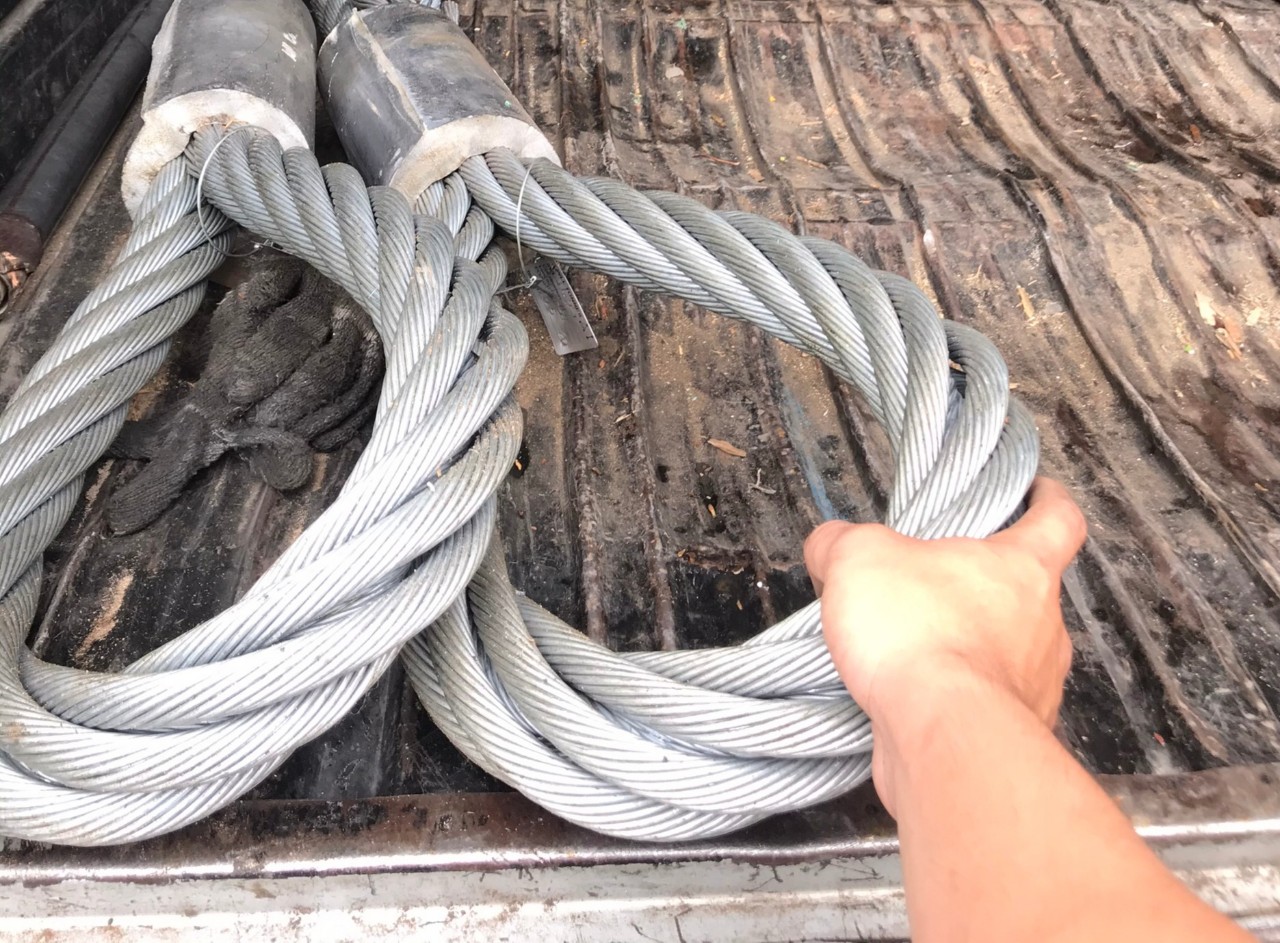 Cáp thép, Cáp thép xây dựng, Sling cáp thép, Sling cáp thép theo yêu cầu