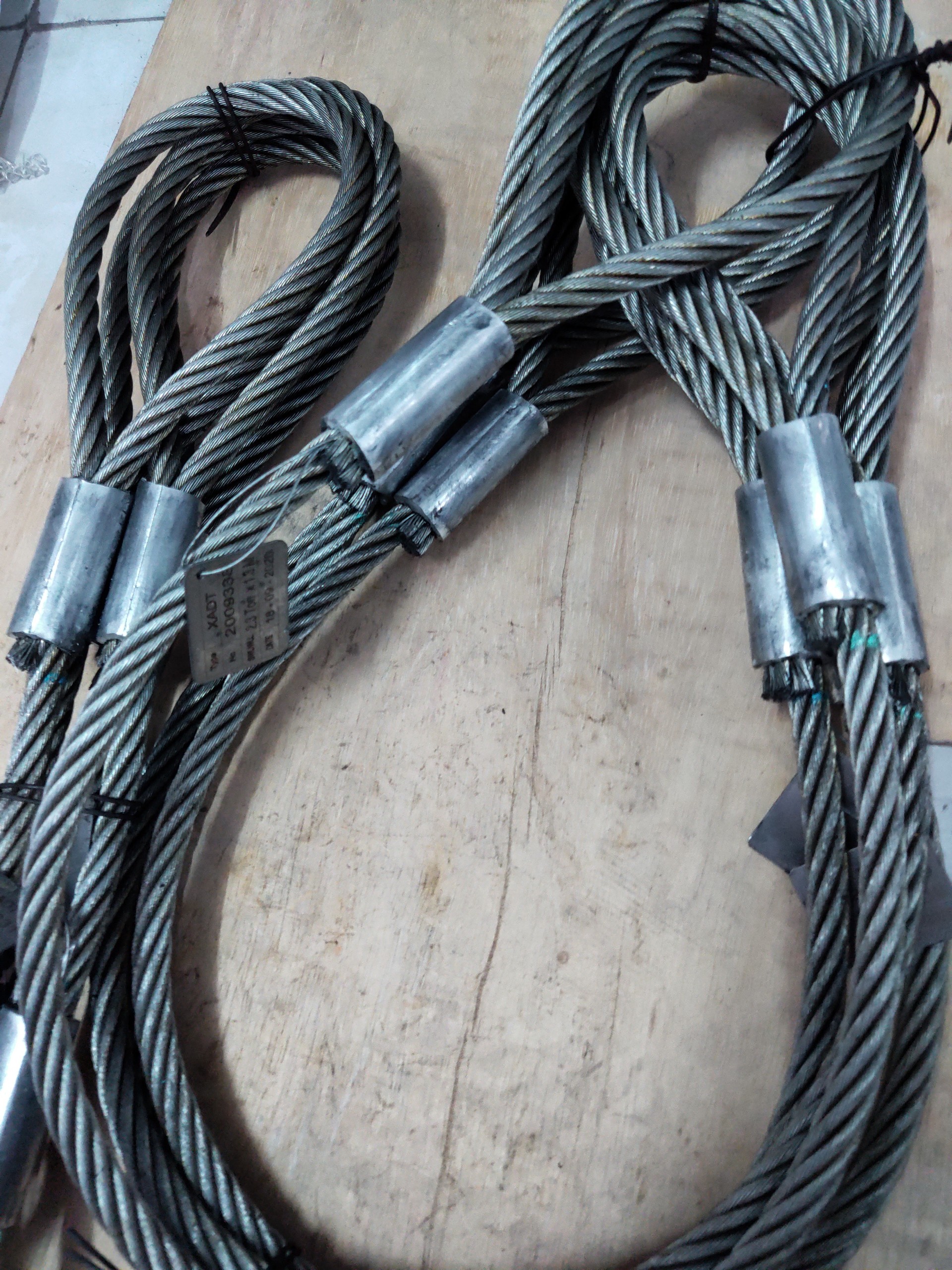 Cáp thép, Cáp thép xây dựng, Sling cáp thép, Sling cáp thép theo yêu cầu