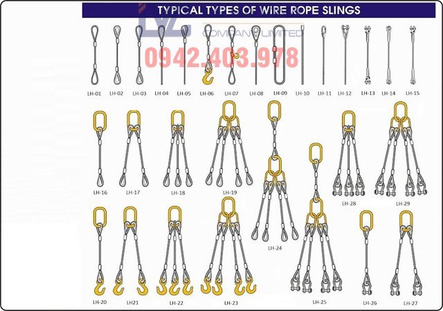 sling cáp thép, đơn vị gia công sling cáp thép uy tín, cáp cầu treo, cáp lụa mạ, cáp cứng viễn thông, cáp đồng trần, cáp chống xoắn, cáp inox, cáp khoan cọc nhồi, Đặc điểm nổi bật của sling cáp thép