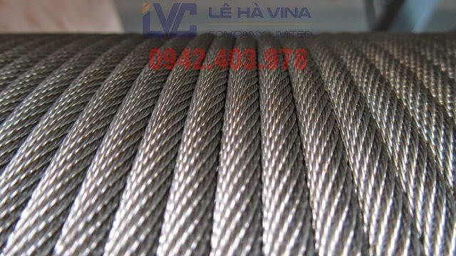 Cáp chống xoắn, Cáp chống xoắn 19x7, Cáp thép, cáp thép lê hà, cáp thép xây dựng