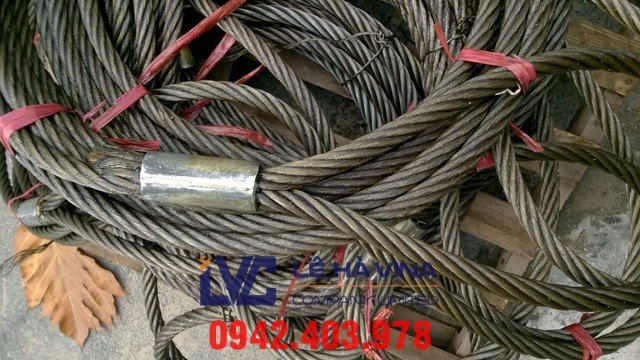 cáp thép chống xoắn, cáp thép chống xoắn bám chì, sling cáp thép, cáp thép, cáp thép xây dựng