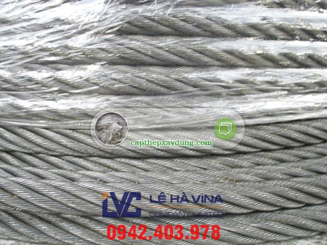 Cáp thép inox 304, cáp thép, cáp inox, cáp thép inox 304, cáp thép Lê Hà
