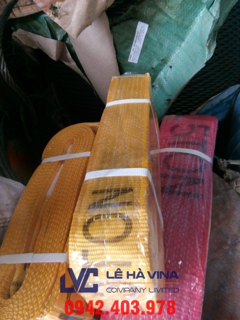 Cáp vải cẩu hàng, giá cáp vải, giá cáp vải cẩu hàng, cáp vải, cáp thép xây dựng