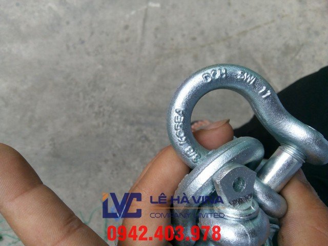 Ma ní Omega chốt vặn ren inox 304, ma ní, ma ní omega, ma ní omega inox, cáp thép xây dựng