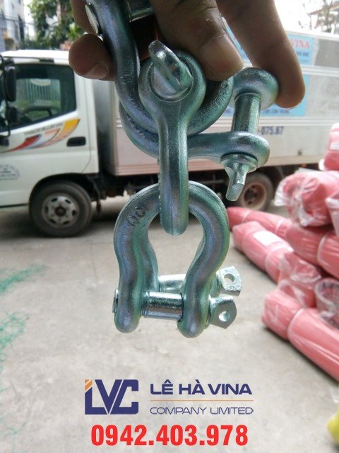 Ma ní Omega chốt vặn ren inox 304, ma ní, ma ní omega, ma ní omega inox, cáp thép xây dựng