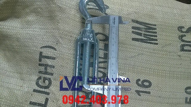 tăng đơ, Tăng đơ 1 đầu móc, tăng đơ 1 đầu, phụ kiện cáp, tăng đơ cáp thép