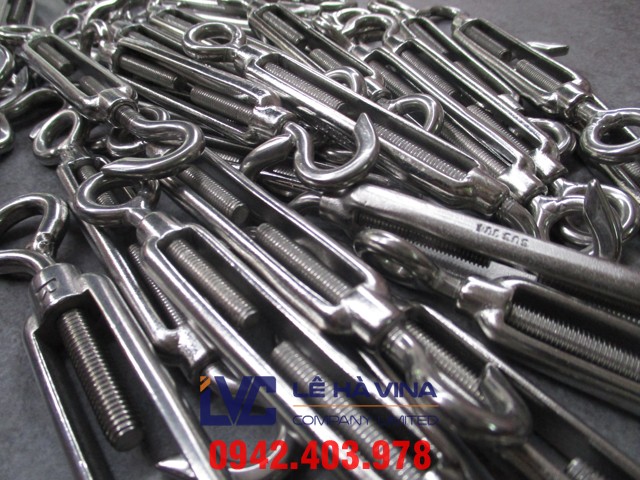 tăng đơ, Tăng đơ 1 đầu móc, tăng đơ 1 đầu, phụ kiện cáp, tăng đơ cáp thép