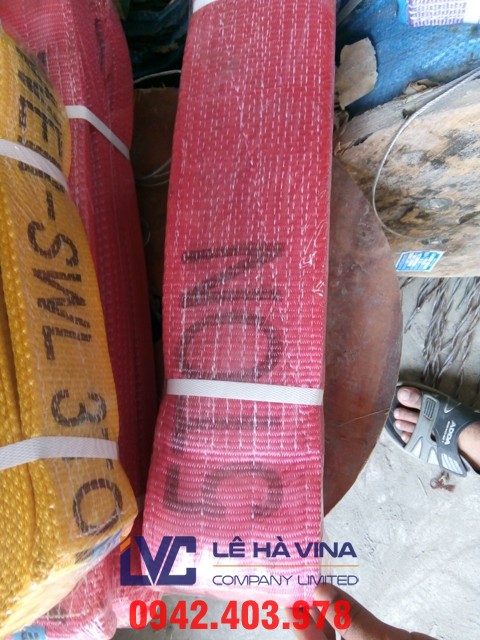 cáp vải, cáp vải cẩu hàng, Cáp vải, Cáp vải cẩu hàng, thông số kỹ thuật cáp vải