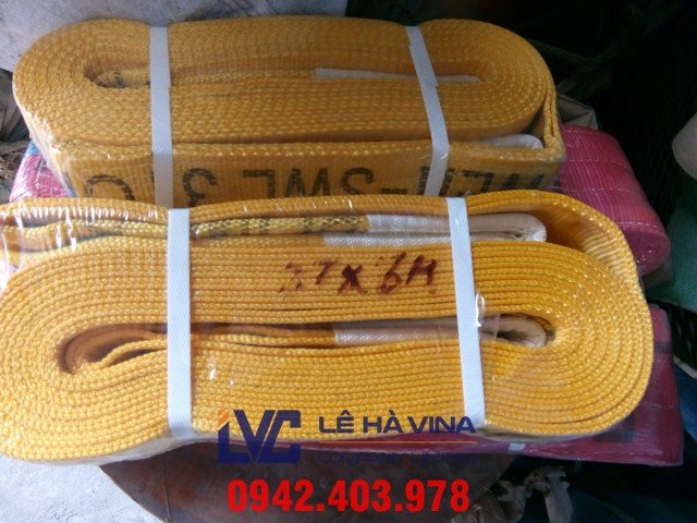 cáp vải, cáp vải cẩu hàng, Cáp vải, Cáp vải cẩu hàng, thông số kỹ thuật cáp vải