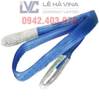Cáp vải cẩu hàng, cáp dù, cáp bạt, dây vải nâng hàng, dây cẩu vải, cáp bẹ, Lê Hà Vina, cấu tạo của cáp vải cẩu hàng, sử dụng cáp vải cẩu hàng, Công ty TNHH Lê Hà VINA