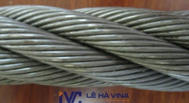 Cáp cẩu mạ dầu phi 57, Cáp cẩu mạ dầu, Cáp cẩu, Cáp, Lê Hà Vina