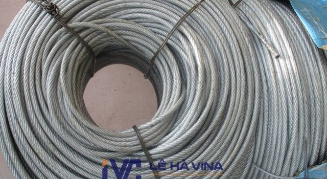 Cáp thép bọc nhựa 6 ly, Cáp thép bọc nhựa, Cáp thép, Lê Hà Vina, Cáp