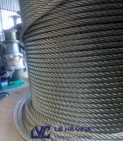 Cáp inox 304 6*12FC, cáp inox 304 6*12FC Trung Quốc, cáp inox, cáp inox 304, cáp thép inox 304