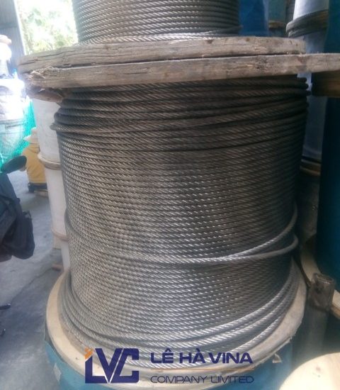 Cáp inox 304 6*7 phi 3 Trung Quốc, Cáp inox 304, cáp inox, cáp thép, cáp inox Hàn Quốc, cáp inox Trung Quốc