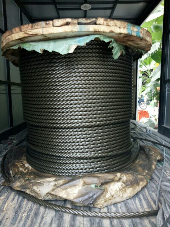 Cáp thép 6*37 FC lụa dầu Hàn Quốc, Cáp thép 6*37 FC lụa dầu, Cáp thép 6*37 FC, Cáp thép, Cáp lụa mạ dầu