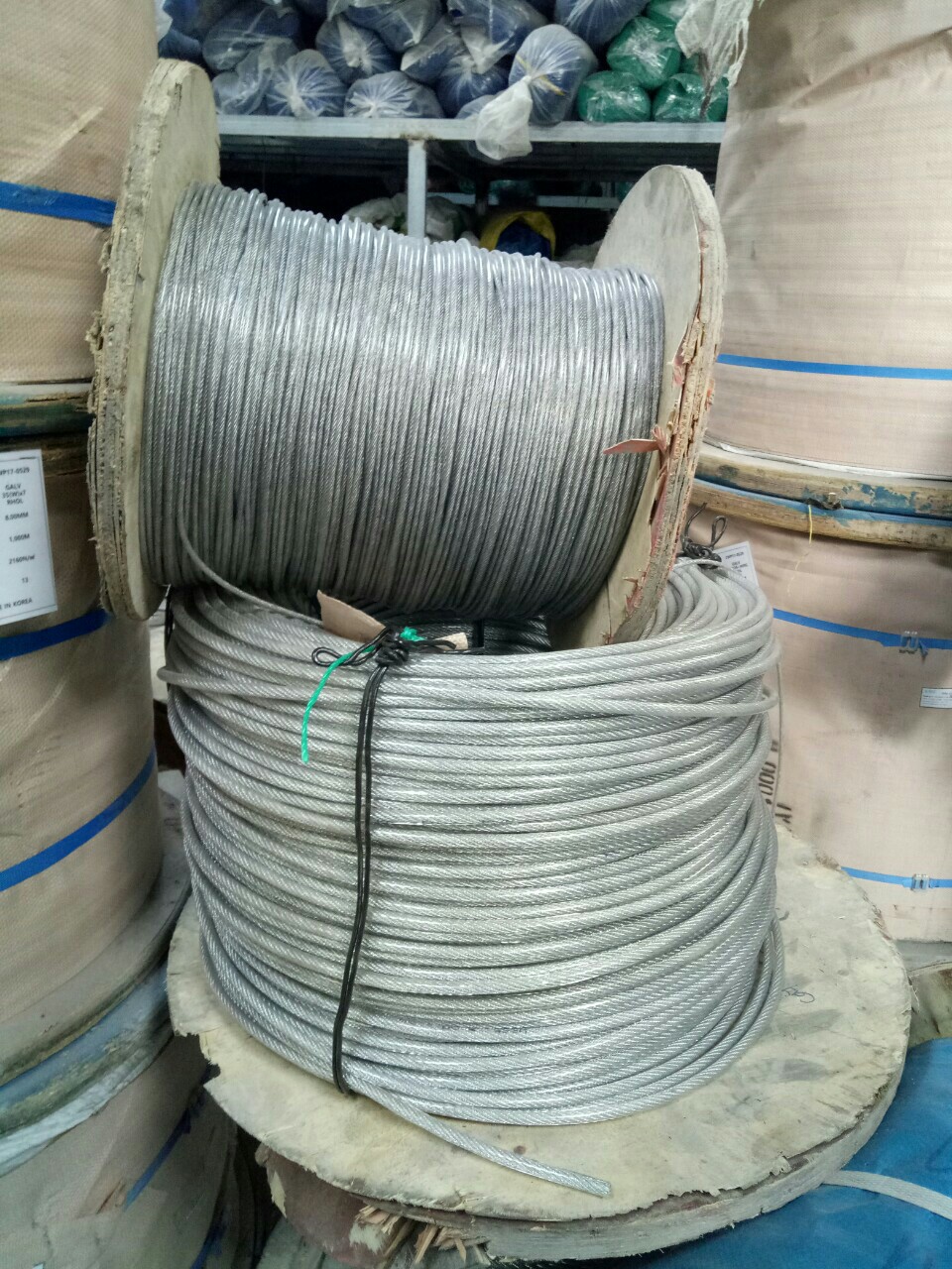 Cáp 10, Cáp 10 bọc nhựa, Cáp 10mm bọc nhựa, Cáp thép bọc nhựa