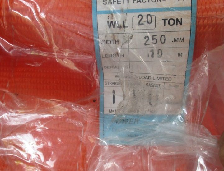 Cáp vải Trung Quốc bản tròn 20 tấn, Cáp vải Trung Quốc, Cáp vải, Cáp vải Trung Quốc bản tròn, cáp cẩu vải, cáp vải bản dẹt Trung Quốc, cáp vải bản dẹt