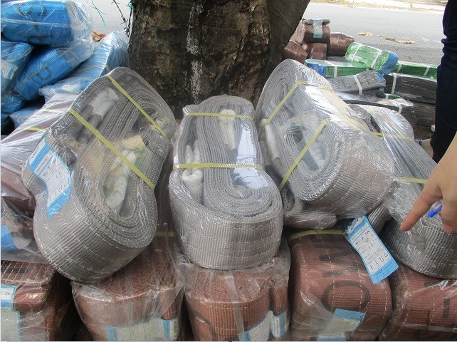 Cáp vải, Cáp vải cẩu hàng, Cáp vải cẩu hàng có tải trọng lớn, Dây cáp vải polyester, Lê Hà Vina 