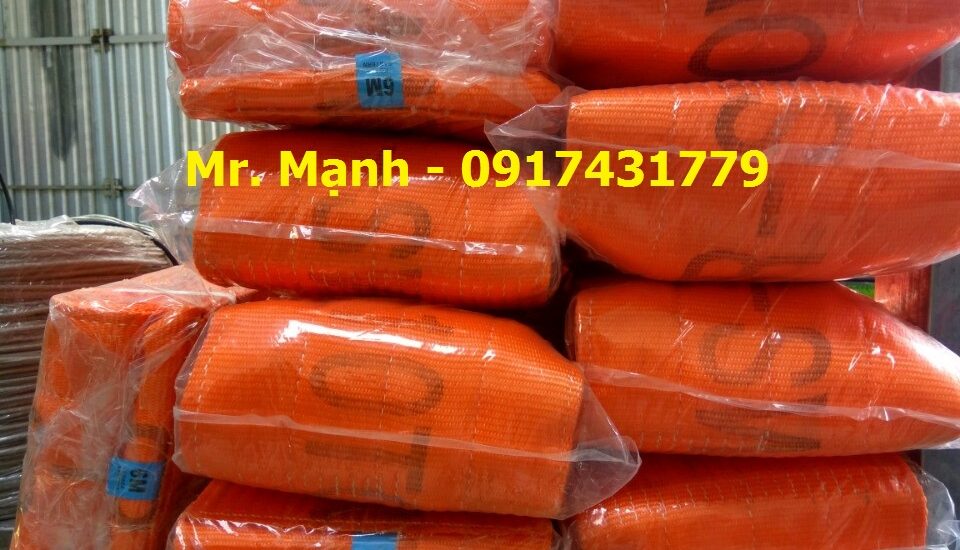Cáp vải cẩu hàng, Cáp vải cẩu hàng tại Lê Hà Vina, Cáp vải Hàn Quốc bản tròn 16 tấn, Cáp viễn thông, Cáp thép nhập khẩu