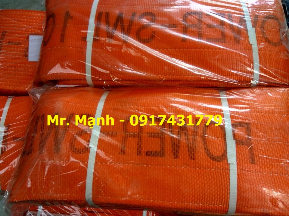 Cáp vải cẩu hàng, Cáp vải cẩu hàng tại Lê Hà Vina, Cáp vải Hàn Quốc bản tròn 16 tấn, Cáp viễn thông, Cáp thép nhập khẩu