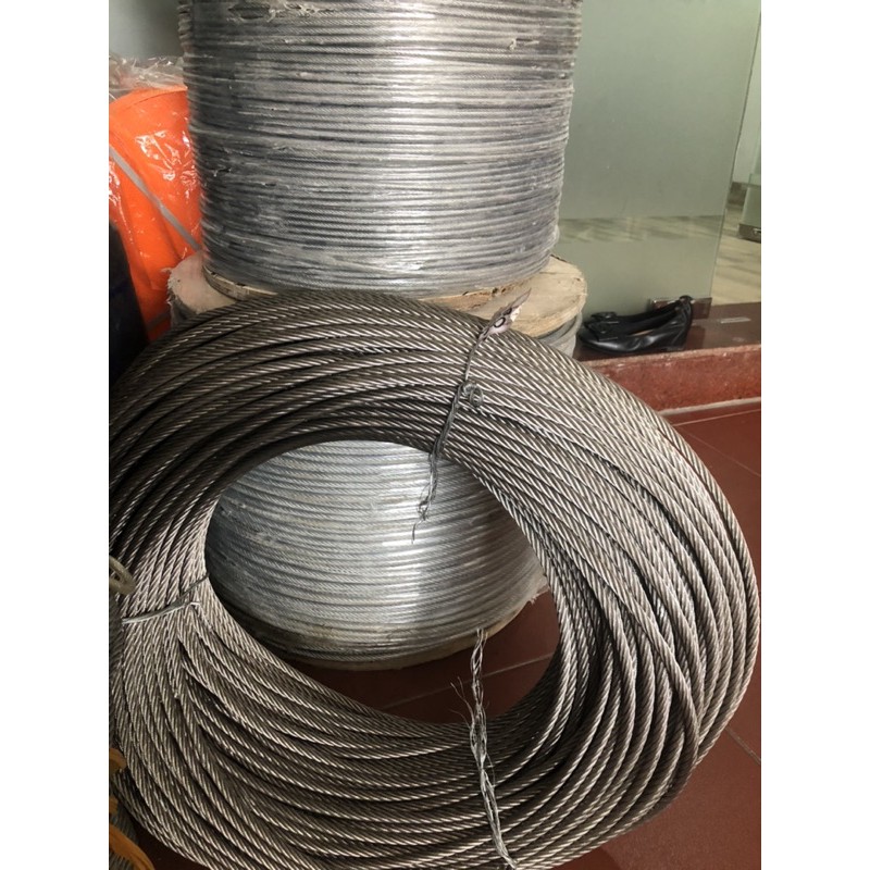 Dây cáp thép mạ kẽm phi 10, Dây cáp thép mạ kẽm, Dây cáp thép, Dây cáp thép phi 10, Dây thép, Dây cáp