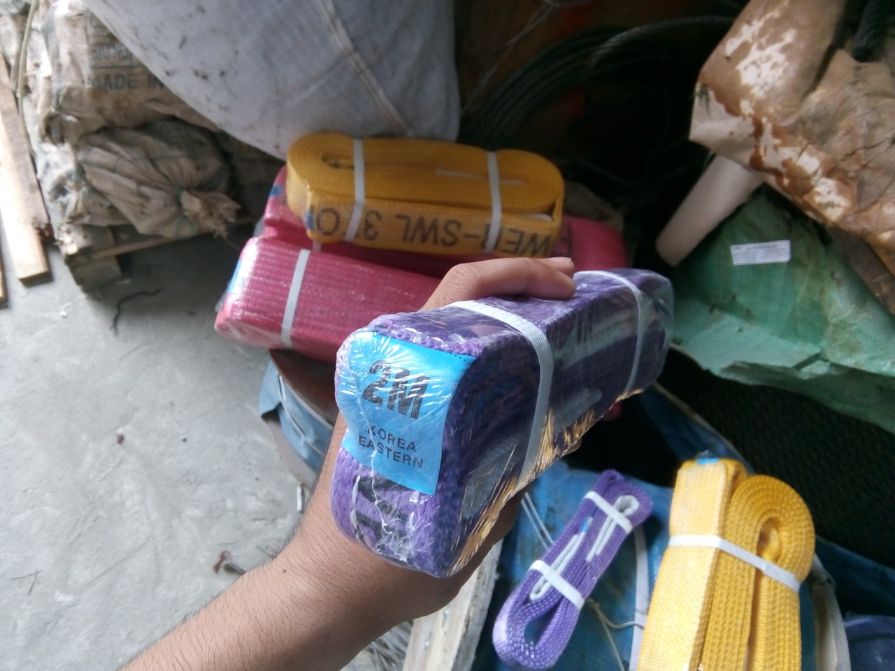 Cáp vải 1 tấn, Cáp vải, cáp vải cẩu hàng, cáp cẩu, Công ty TNHH Lê Hà Vina, Lê Hà Vina, đơn vị cung cấp cáp vải