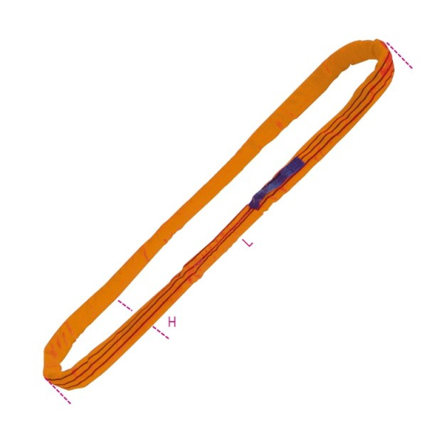 Cáp vải bản tròn 10 tấn, Cáp vải bản dẹt, Cáp vải cẩu hàng bản tròn, Sản phẩm cáp tròn, Sling cáp thép