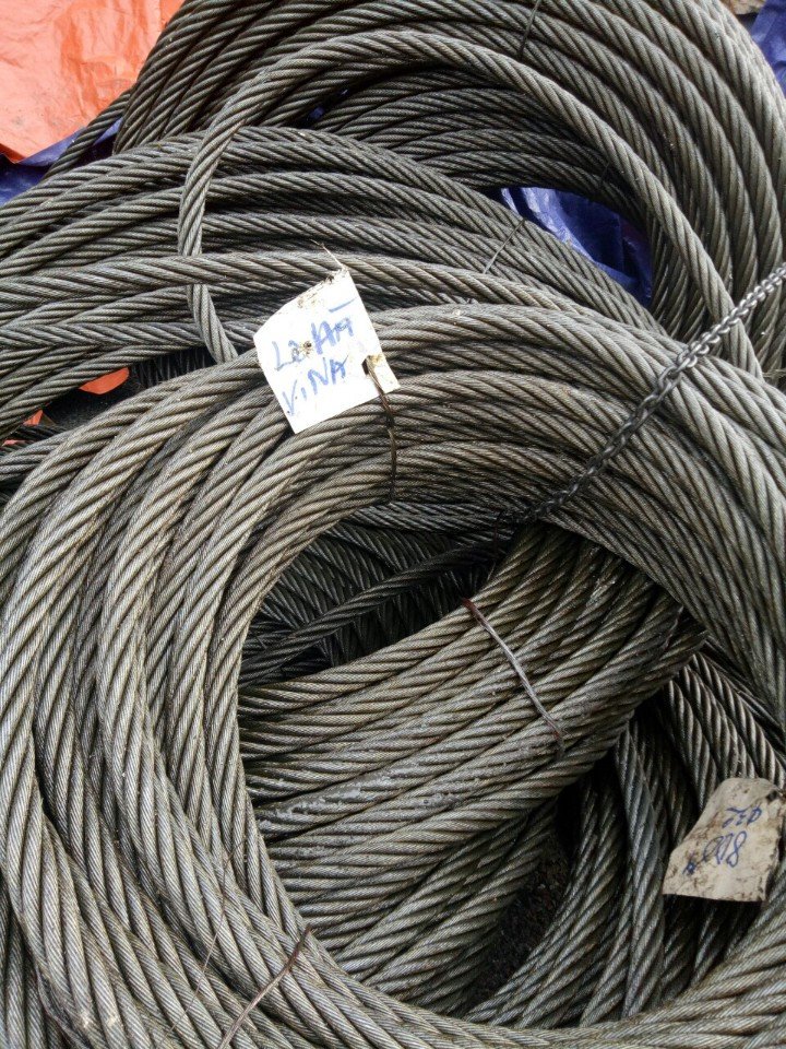 Cáp giằng neo cột, Lê Hà Vina, cung cấp cáp neo giằng, cáp 6×19+FC, Cáp neo giằng, Cách chọn cáp neo giằng 