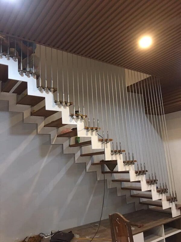 Cách lắp đặt cáp treo cầu thang, Cáp treo, Cáp treo cầu thang, Cầu thang cáp treo, Lắp đặt cáp treo cầu thang