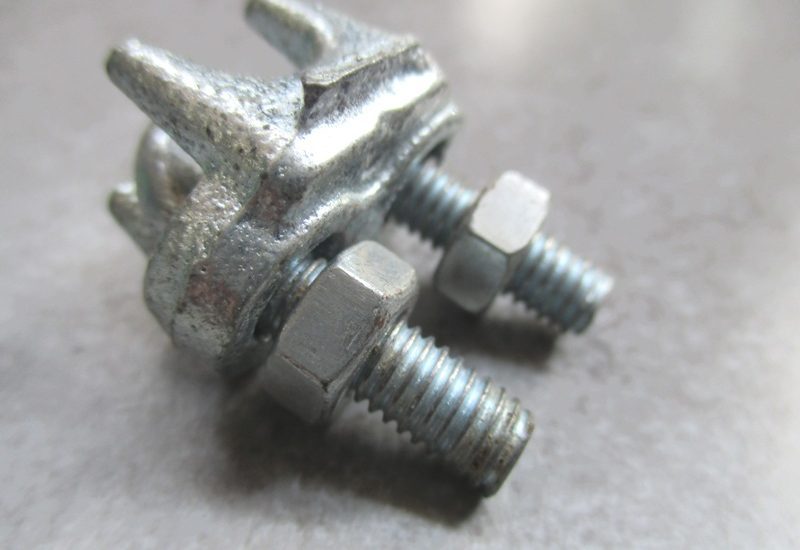 Cách sử dụng ốc siết cáp, Ốc siết cáp, Dây cáp thép, Ốc siết, Ốc siết cáp trên 1 sợi cáp, Sử dụng ốc siết cáp, Sợi dây cáp thép