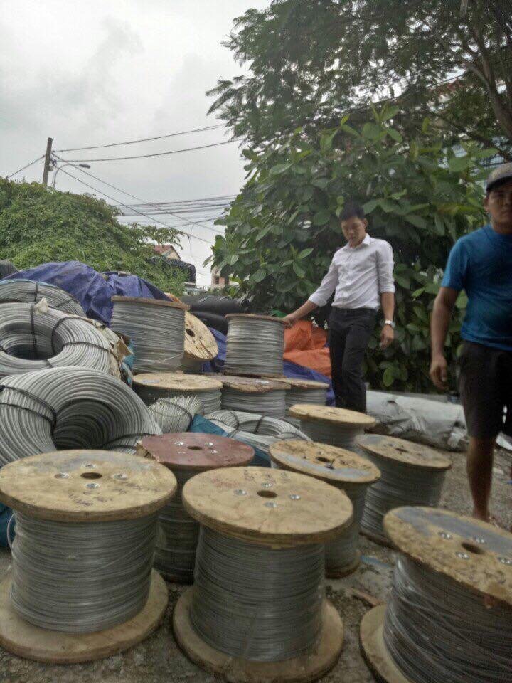 Cáp bọc nhựa 6mm, Dây cáp bọc nhựa, Dây cáp bọc nhựa chống chịu lực, Cáp bọc nhựa phi 6, Vỏ nhựa PVC, Cáp bọc nhựa d6