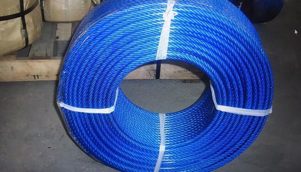 Cáp bọc nhựa D6, Cáp lụa bọc nhựa D6, Dây cáp bọc nhựa, Cáp bọc nhựa phi 6, Cáp lụa bọc nhựa