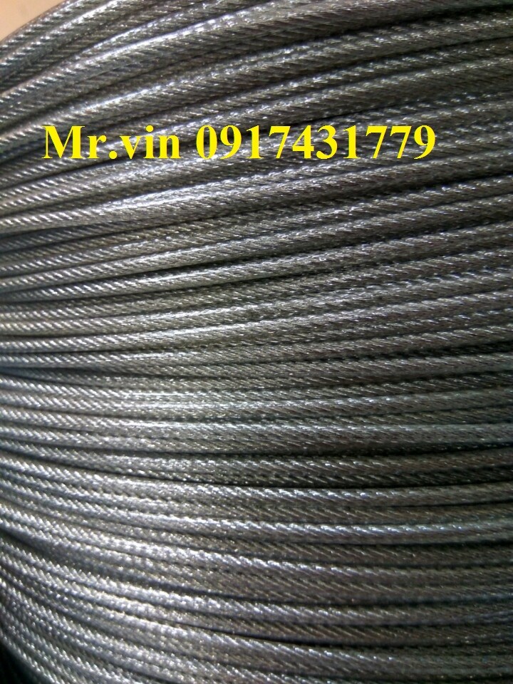Cáp lụa bọc nhựa, Mua cáp lụa bọc nhựa Hà Nội, Sử dụng cáp lụa bọc nhựa ngoài trời, Lớp nhựa bao bọc, Cáp inox, Dây cáp trang trí