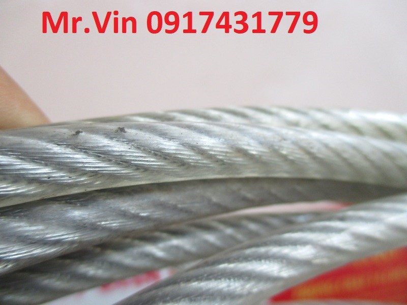 Giá cáp bọc nhựa phi 4, Mua dây cáp bọc nhựa chính hãng, Công ty TNHH Lê Hà Vina, Dây cáp trang trí, Cáp bọc nhựa d4, Mua cáp bọc nhựa phi 4