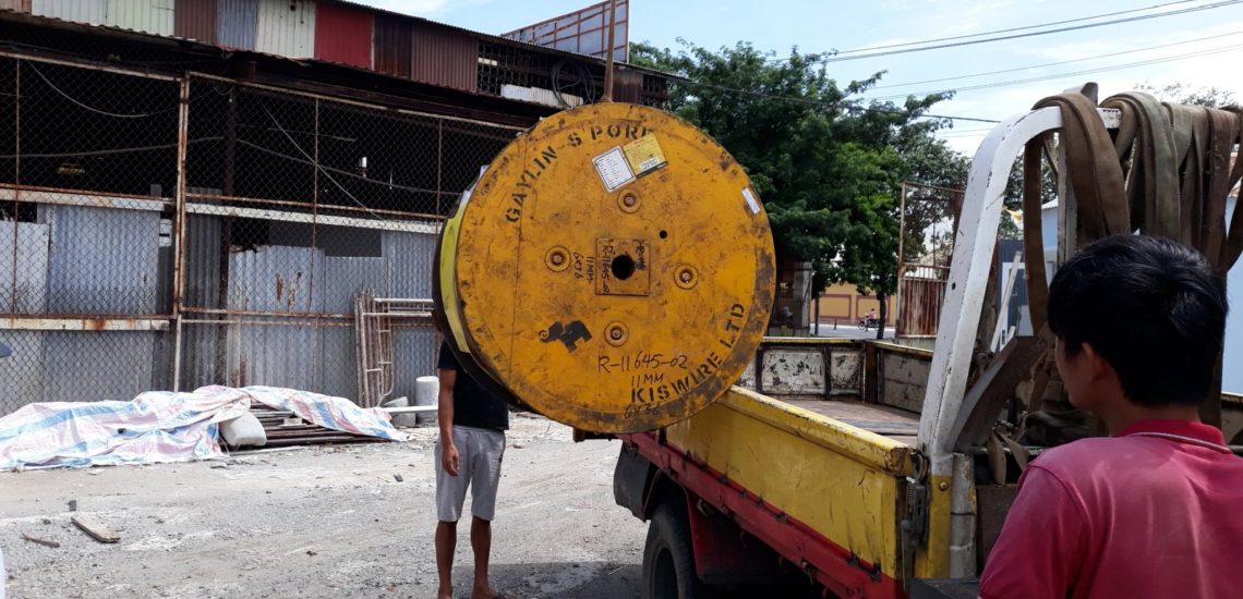 Cáp cẩu trục, Cáp thép, Cáp thép lõi bố, Cáp thép lõi bố phổ biến, Cáp thép lõi đay, Dây cáp cẩu