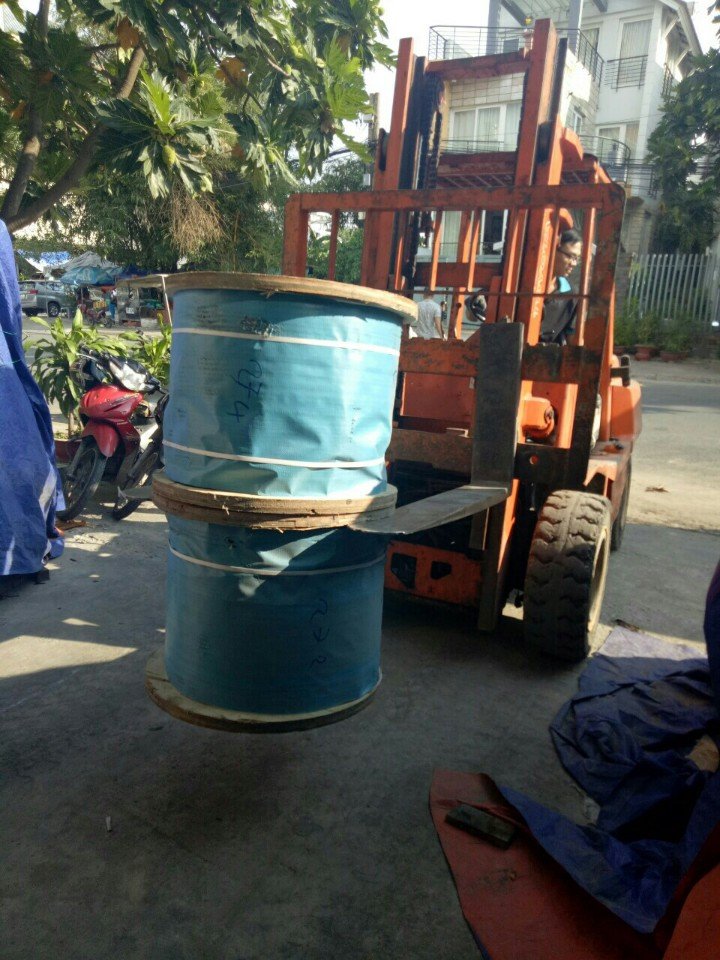 Cáp cẩu trục, Cáp thép, Cáp thép lõi bố, Cáp thép lõi bố phổ biến, Cáp thép lõi đay, Dây cáp cẩu