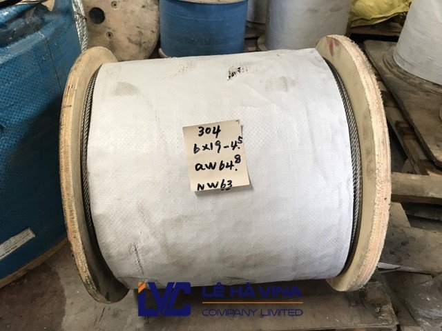 Cáp inox 304, Cáp inox, Cáp thép thông thường, Lê Hà Vina , Sử dụng cáp inox 304