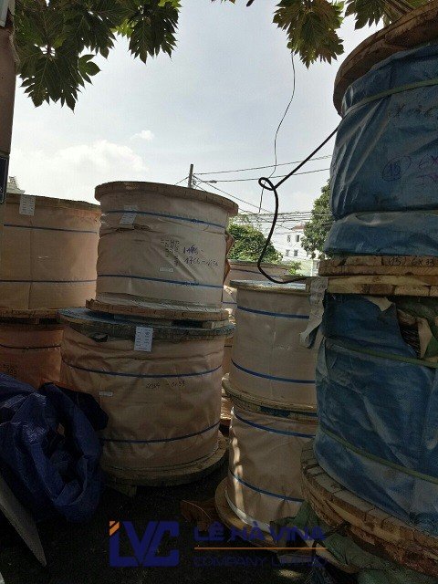 Cáp thép mạ kẽm phi 12, Làm cầu treo, Sling, Cáp thép chịu lực phi 12, cáp thép mạ kẽm chất lượng, Địa chỉ bán cáp thép mạ kẽm phi 12, Lê Hà Vina