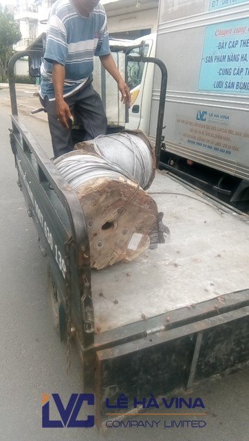 Cáp cứng viễn thông D 4mm, Cáp cứng viễn thông D 4mm mạ kẽm nhúng nóng, Cáp cứng viễn thông, Công ty TNHH Lê Hà Vina, Đơn vị cung cấp cáp, Cáp mạ kẽm nhúng nóng