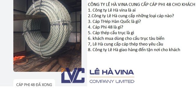 Cáp Hàn Quốc, Cáp thép, Cáp thép phi 48, Cung cấp cáp thép cho cảng, Cuộn cáp, Sử dụng cáp