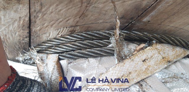 Cáp thép bấm chì, Cáp thép thông thường, Công ty TNHH Lê Hà Vina, Dây cáp, Mua sling cáp thép bấm chì D38, Sling cáp thép bấm chì D38