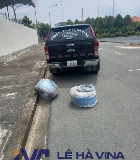 Lê Hà Vina, cáp thép mạ kẽm bọc nhựa, cáp thép mạ kẽm, bọc nhựa phi 8, cáp thép mạ kẽm phi 6, gia công bọc nhựa