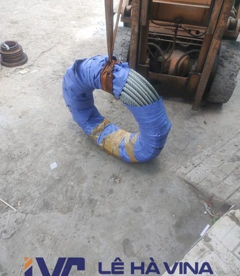 Cáp thép, Công ty Lê Hà Vina, Cáp thép Hàn Quốc, Cáp 6x36 IWRC, Cáp thép 18mm, Cáp thép nâng hạ