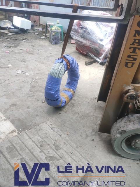 Cáp thép, Công ty Lê Hà Vina, Cáp thép Hàn Quốc, Cáp 6x36 IWRC, Cáp thép 18mm, Cáp thép nâng hạ