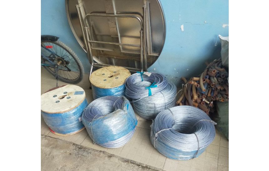 cáp thép bọc nhựa, cáp thép, Cáp thép lõi mạ kẽm, Lê Hà Vina