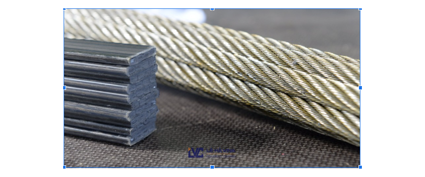 Cáp Tải Thang Máy, Cáp Tải Thang Máy dẹt, cáp tải tròn